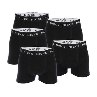 Nicce London Galan Boxershorts Heren (Set van 5) (Zwart)
