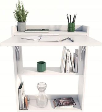 OEM Escritorio De Pared Plegable Blanco Armario Estante Estante