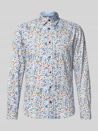 Olymp Level 5 Casual Fit Freizeithemd mit Kentkragen und Sportmanschetten in Weiss, Größe XL