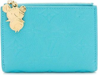 Louis Vuitton Blue Monogram Empreinte X Tm Lisa Wallet (Authentic Pre-Loved)