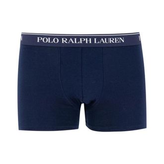 Ralph Lauren Stretch Cotton Boxer Brief 3-Pack - Heren - Onderbroek - Blauw - S - Katoen - Ondergoed