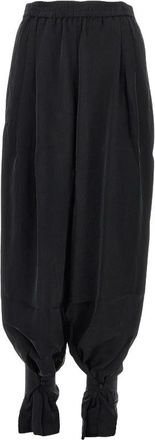 Andamane Pantalones Renee Cupro - Trousers - Mujer - Negro - M