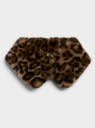 Simons Womens Faux-fur faux collar