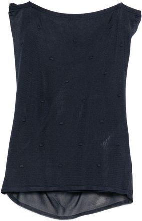 Jacquemus Dark Blue Spaghetti Strap Top