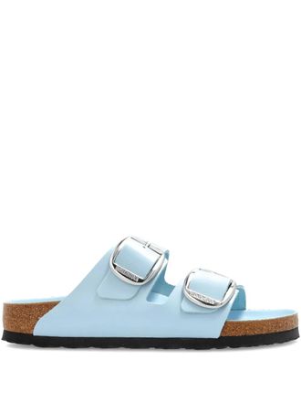 Birkenstock Arizona Big Buckle patent leather sandals - Blue