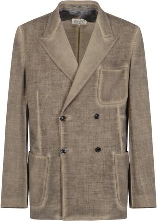 Maison Margiela Jas - Heren - Blazers - Bruin - L - Jassen