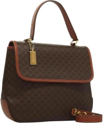 Celine Tweedehands leren handtassen - Dames - Vintage Handtas - Bruin - ONE Size - Leer - Vintage