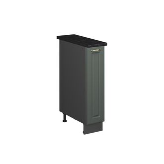 Vicco Mueble De Botica Fame-line, Verde Dorado Casa De Campo/antracita, 20 Cm, Et Antracita, Vicco