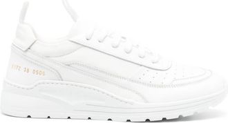 Common Projects Track 90 Leather Sneakers, Brand Size 38 ( US Size 8 )