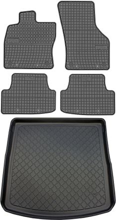OEM Juego De Alfombrillas De Goma Para Coche Y Maletero Para Seat Leon Iii St Kombi (de Enero De 2014 A Marzo De 2020)