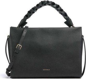 Coccinelle Boheme Grana Shoulder Bag Black