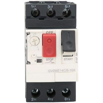 OEM Disjoncteur Moteur - 6 A A 10 A - Para Motores Asincronos - 89 X 44,5 X 67,2 Mm - 275 G