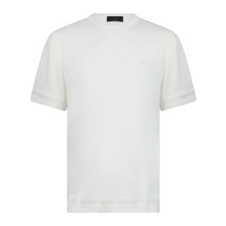Liu Jo T-Shirts, male, White, Size: 2XL Maglia Shortcrepe