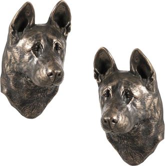 OEM Pastor Alem&aacute;n, Alsaciano: Estatuilla De Perro, Busto Colgante, Decoraci&oacute;n &Uacute;nica Para Un Amante De Los Perros De Art-dog