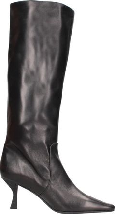Marc Ellis High Boot - Dames - Laarzen met Hak - Zwart - 39 EU - Leer - Schoenen