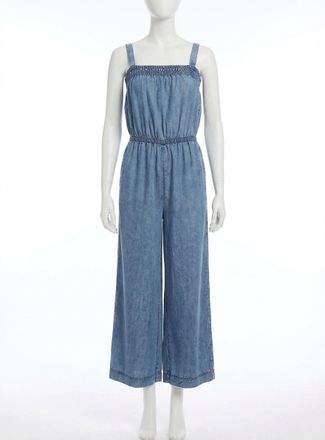 Z Supply Solara Chambray Jumpsuit In Medium Chambray