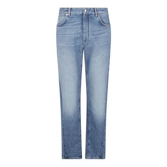Givenchy Straight Jeans, male, Blue, Size: W32 Couture Seam Straight Fit Jeans