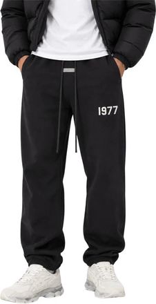 Fear of God 1977 Trainingsbroeken - Heren - Sweatpants - Zwart - L - Katoen - Broeken