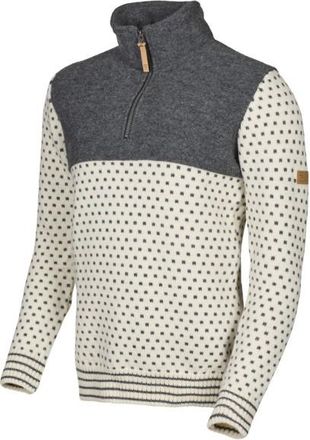 Ivanhoe of Sweden Sverre Half Zip Wollpullover f&uuml;r Herren | grau