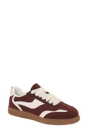 Berness Corduroy Lace Up Sneaker in Brown at Nordstrom Rack, Size 11