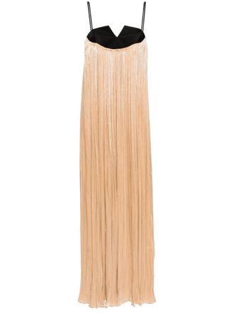 V:PM ATELIER Abito da sera Powder pliss&eacute; - Toni neutri