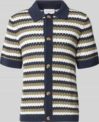 Lindbergh Lindbergh Cardigan mit 1/2-Arm in Lind, Gr&ouml;&szlig;e XXXL