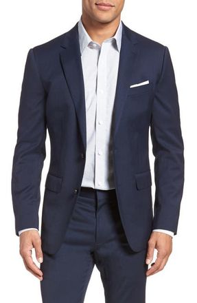 Bonobos Jetsetter Slim Fit Stretch Wool Suit Jacket in Blue at Nordstrom, Size 48 Regular