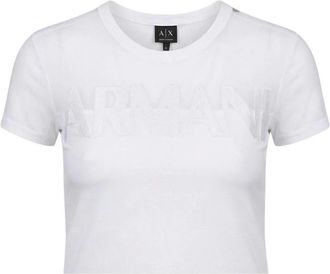 A|X Armani Exchange Donna, Top, Bianco, S, new