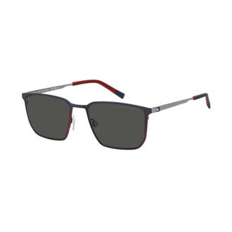 Tommy Hilfiger TH 2272/S Zonnebril - Heren - Accessoires - Blauw - Maat: 56 MM