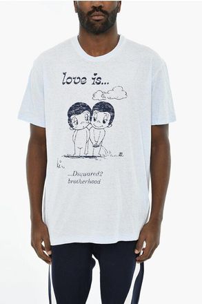 Dsquared2 Cotton Crew-neck T-shirt size Xxl