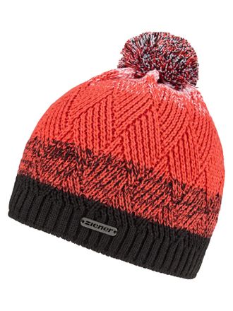 Ziener Skim&uuml;tze ZIENER IXIA-Z hat lady, Damen, rot, Materialmix, M&uuml;tzen Skim&uuml;tze