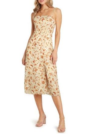 Willow Wendy Spaghetti Strap Midi Dress in Cantaloupe at Nordstrom Rack, Size X-Small