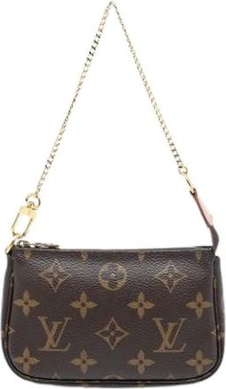 Louis Vuitton Pre-owned Mini Bags, female, Brown, Size: ONE SIZE Pre-owned Mini Pochette Accessoires