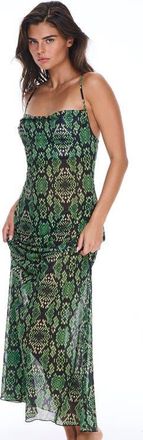 Sunkissed Beach To Bar Dress in Black Mamba at Nordstrom, Size X-Small/small