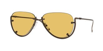 Diesel DL1003 105/85 Mens Sunglasses Brown Size 59