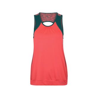 Deproc Strandshirt DEPROC ACTIVE SASKATOON II WOMEN, Damen, Gr. 36 (S), rot, 90% Polyester; 10% Elasthan, tailliert, Shirts Strandshirt, mit Kontrastdetails