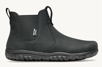 Lems Shoes Mens Waterproof Chelsea Boot In Obsidian