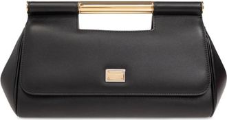 Dolce & Gabbana Clutches, female, Black, Size: ONE SIZE Sicily Medium Handbag