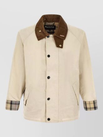 Barbour transporter icons jacket corduroy collar cuffs pockets