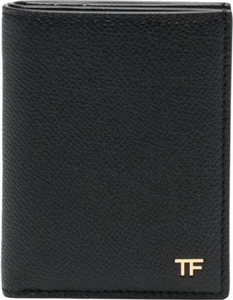 Tom Ford Grained Leather Small Folding Cardholder Accessories