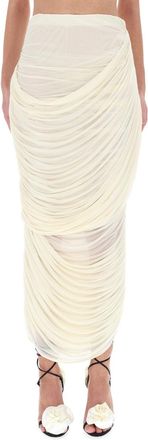 Magda Butrym Draped Midi Skirt