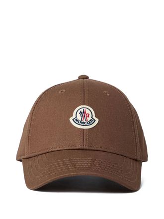 Moncler logo-patch baseball cap - Bruin