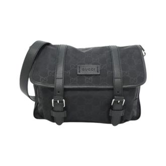 Gucci Pre-owned Vintage Shoulder Bag - unisex - Gucci Vintage - Vintage Cross Body Bags - Black - ONE SIZE - Pre-owned
