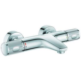 GROHE Grohtherm 1000 Performance Thermostat-wannenbatterie, Wandmontage, Eigensicher, Professional Edition, Chrom (34830000) - Grohe
