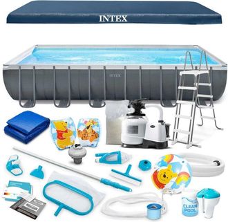 OEM Piscina De Jard&iacute;n Con Estructura 732 X 366 X 132 Cm 21 En 1 Intex 26364