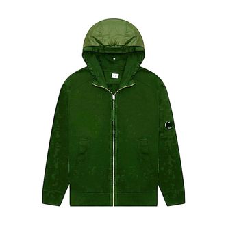 C.P. Company Zip-throughs, male, Green, Size: XS Stylish Sweatshirt for Men