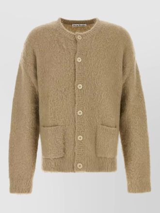 Acne Studios mens knit sweater long sleeves pockets