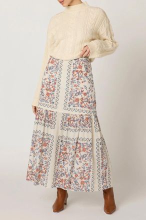 Cleobella Marjorie Ankle Skirt In La Ramos Print