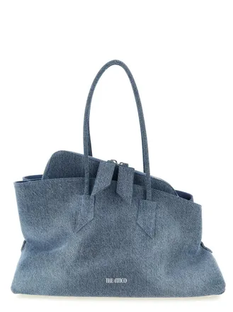 The Attico Blue La Passeggiata Medium Shoulder Bag
