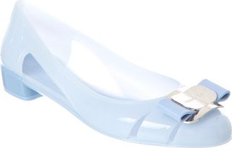 Ferragamo Ferragamo New Vara Jelly Ballet Flat